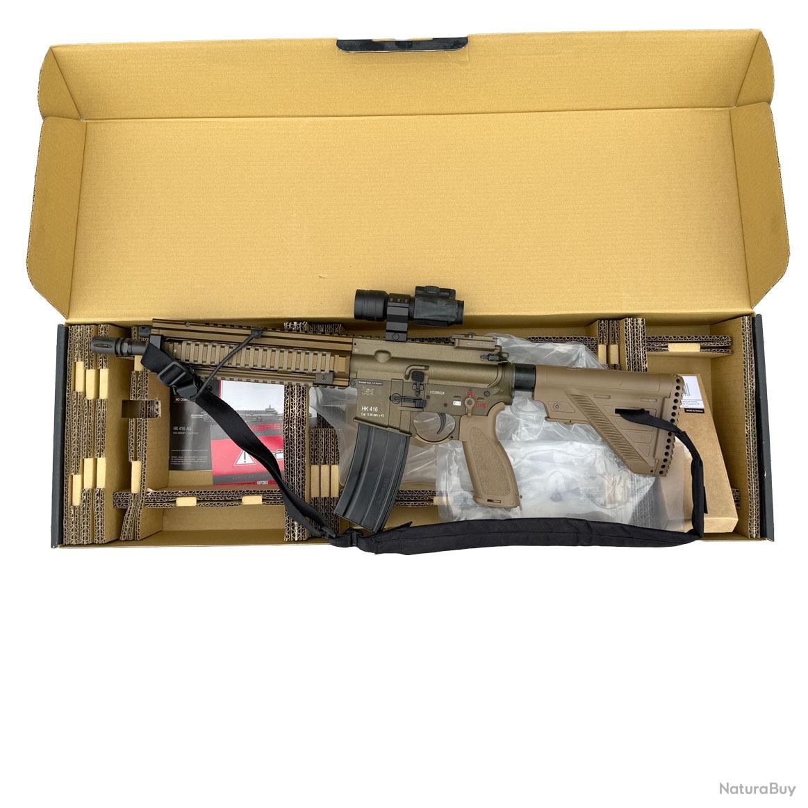 HK 416 A5 Umarex RAL 8000 + 2 chargeurs supp neufs