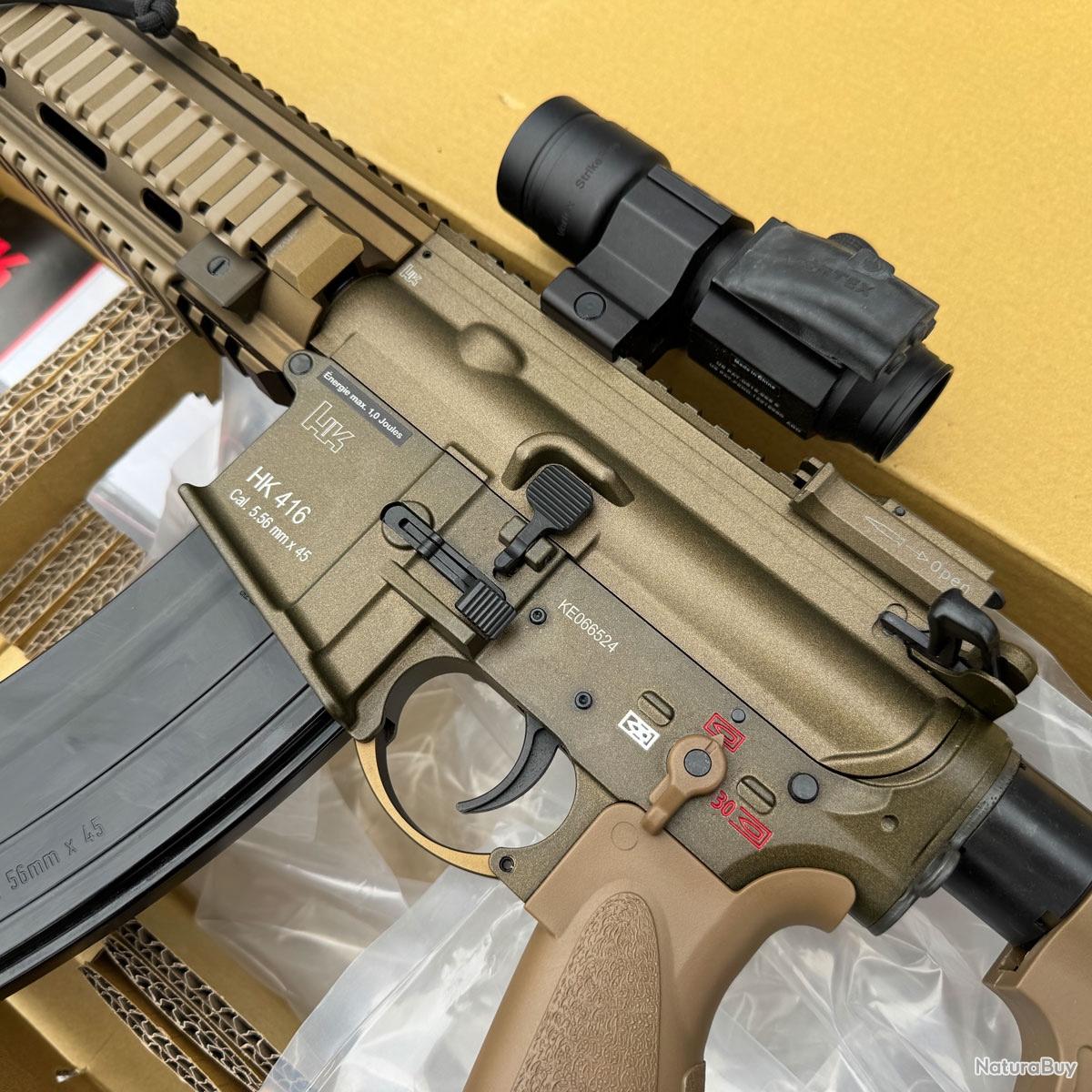 HK 416 A5 Umarex RAL 8000 + 2 chargeurs supp neufs