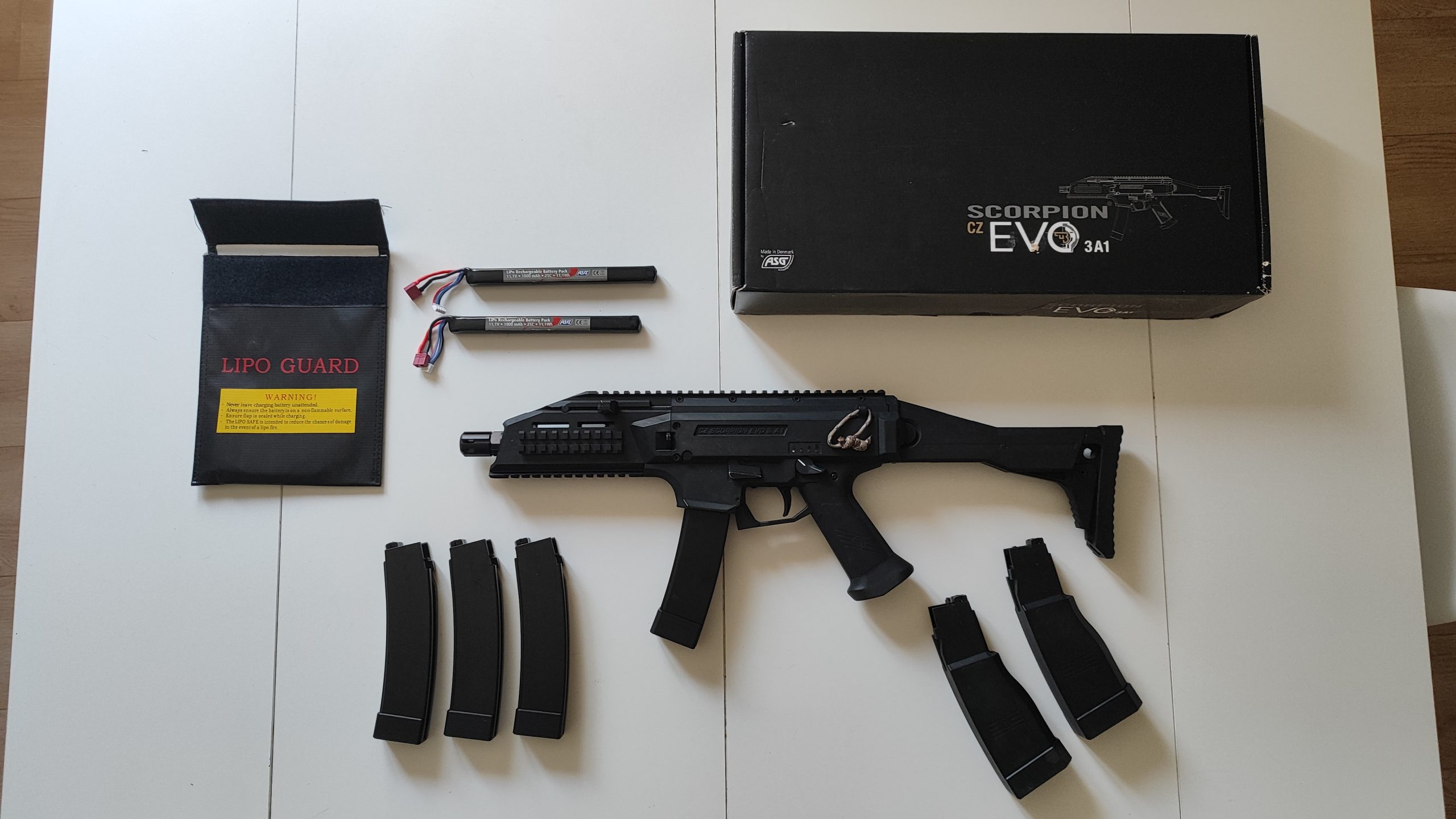 ASG Scorpion EVO 3 A1 : Pack prêt à jouer