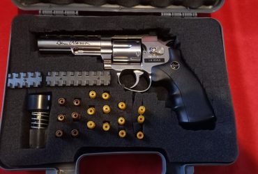 ASG Revolver Dan Wesson 4" NBB (Chrome)