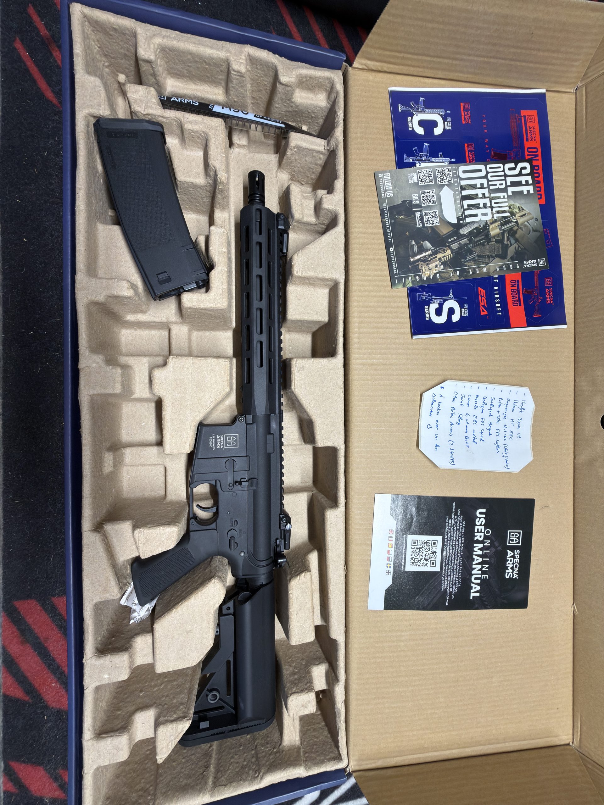 AEG Specna Arms neuve upgrade RTP
