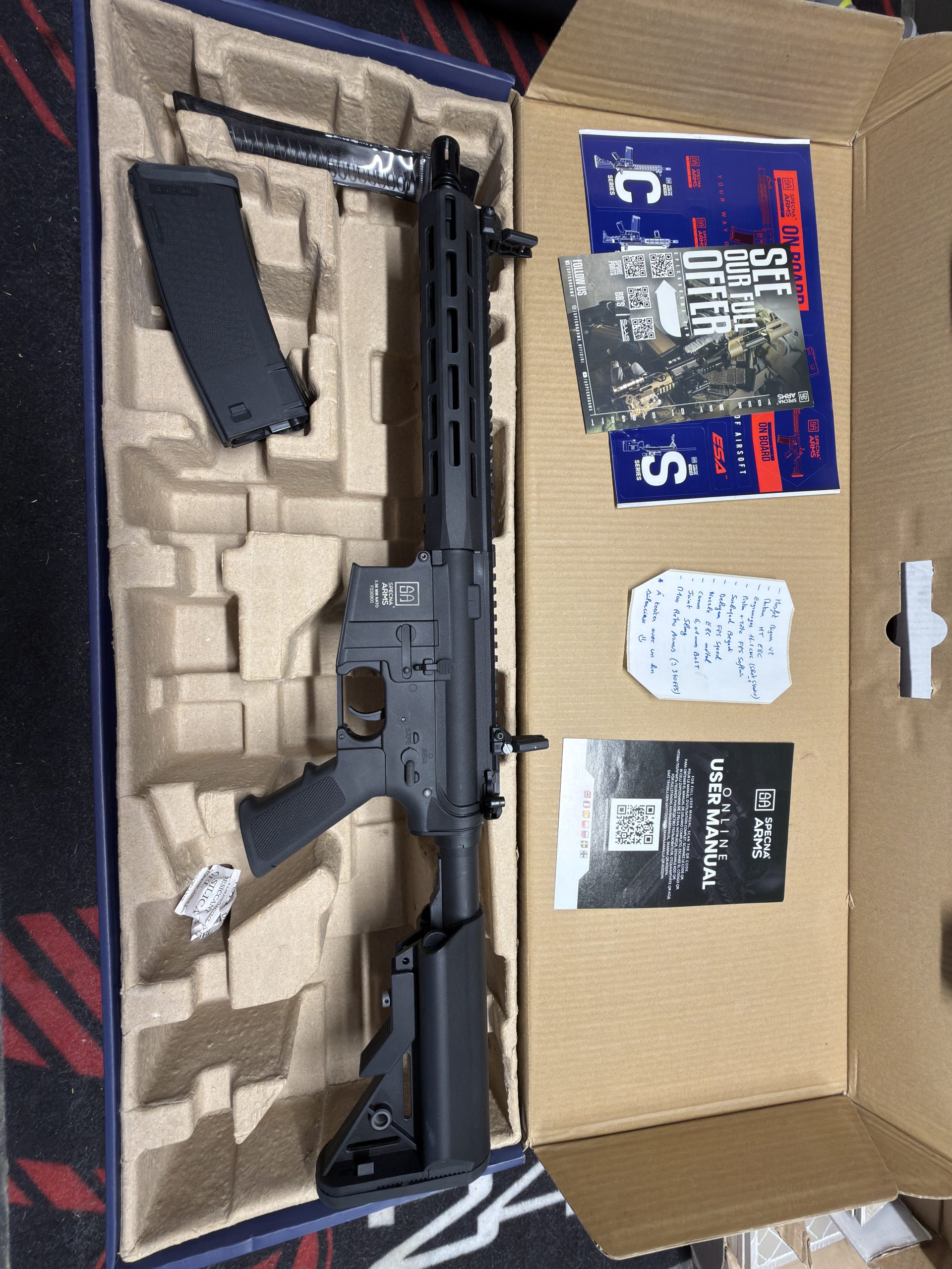 AEG Specna Arms neuve upgrade RTP