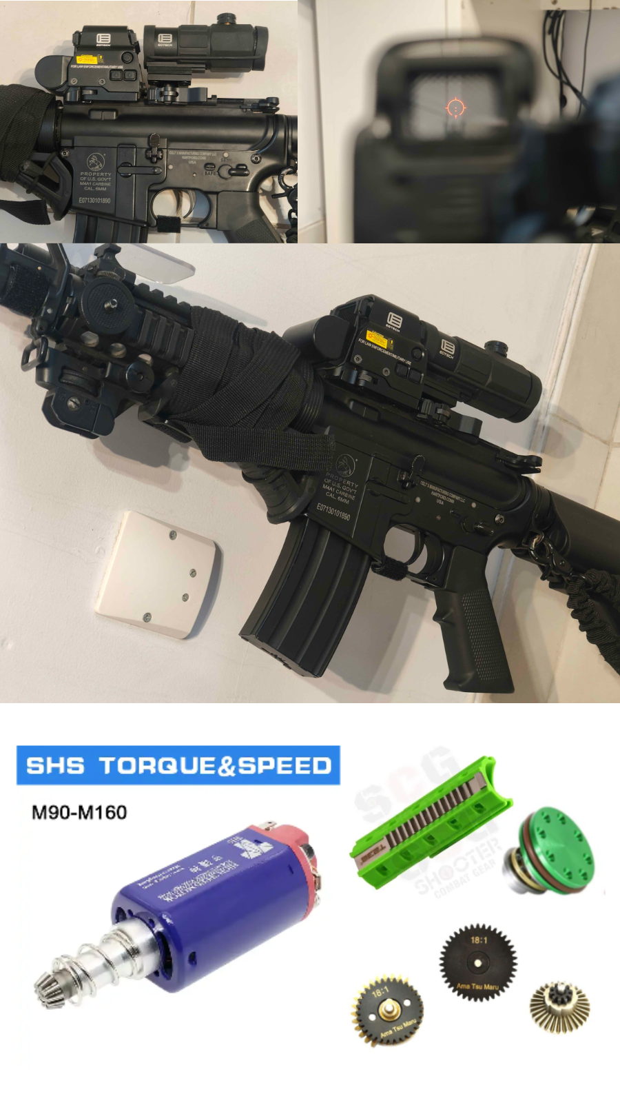 AEG CQBR M4 Cyma full-metal UPGRADED ( M4A1 / AR15 )