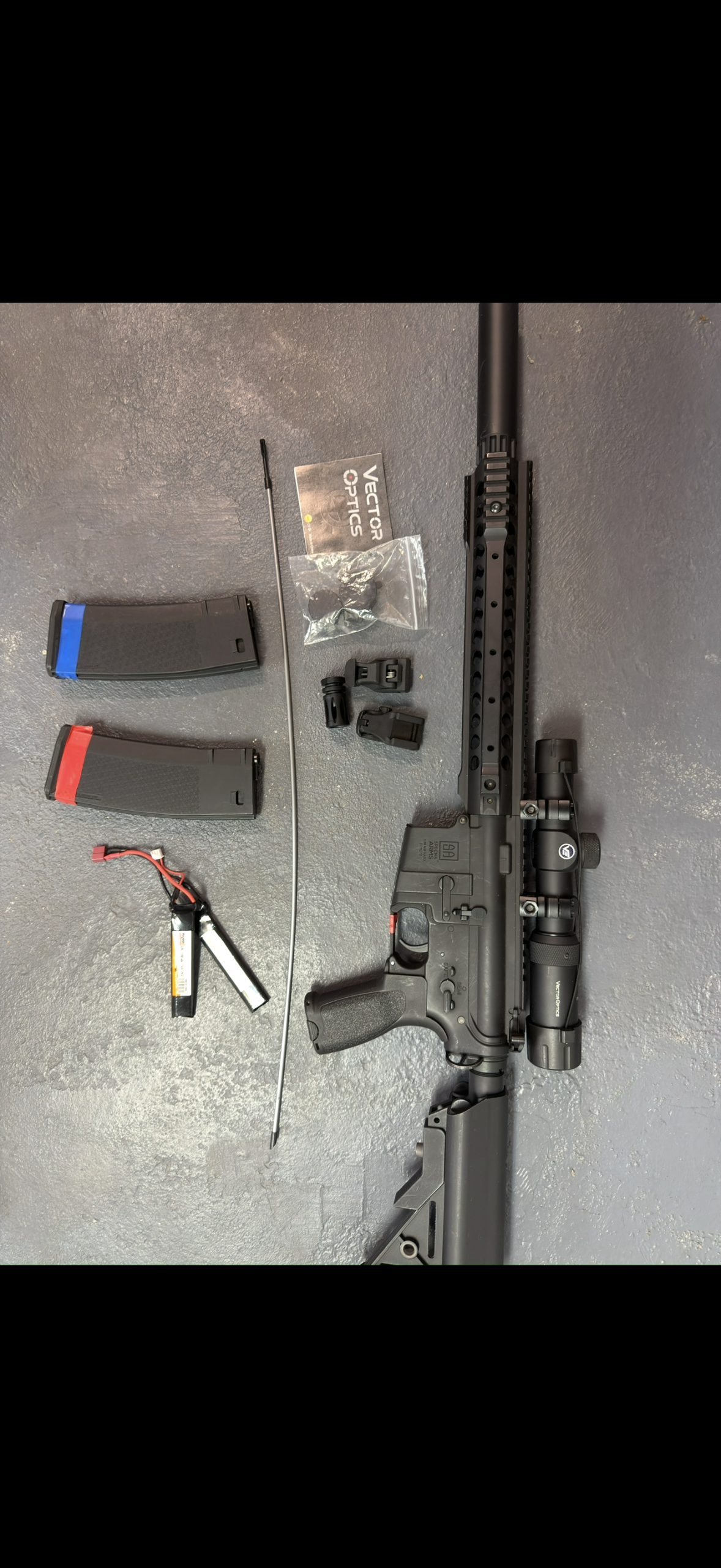 Réplique M4 MK3 Black DMR Assaut Custom
