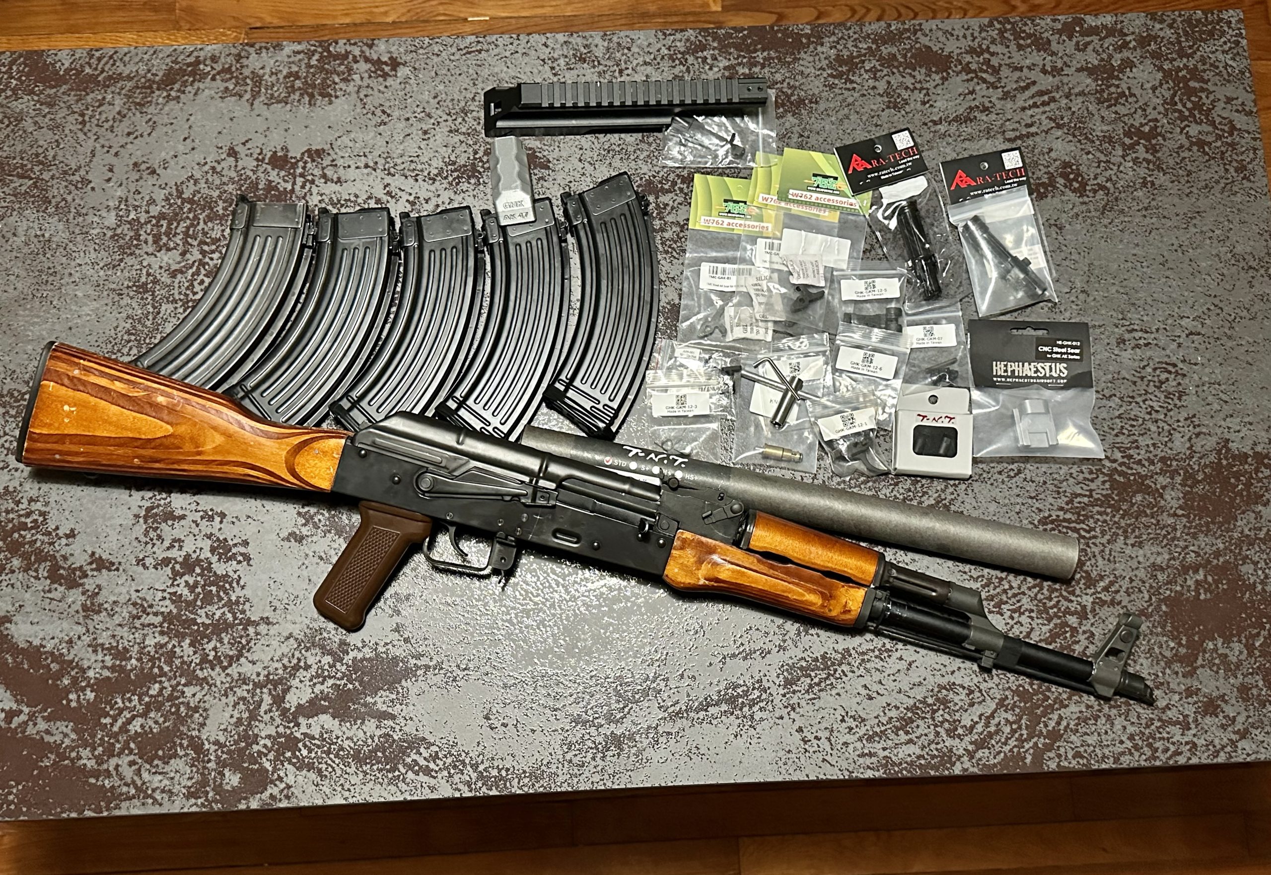 AKM GHK GBBR full upgrade