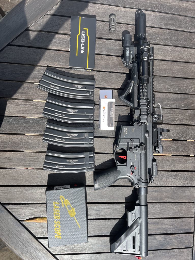 Hk 416 Umarex VFC A5 full équipe et full upgrade