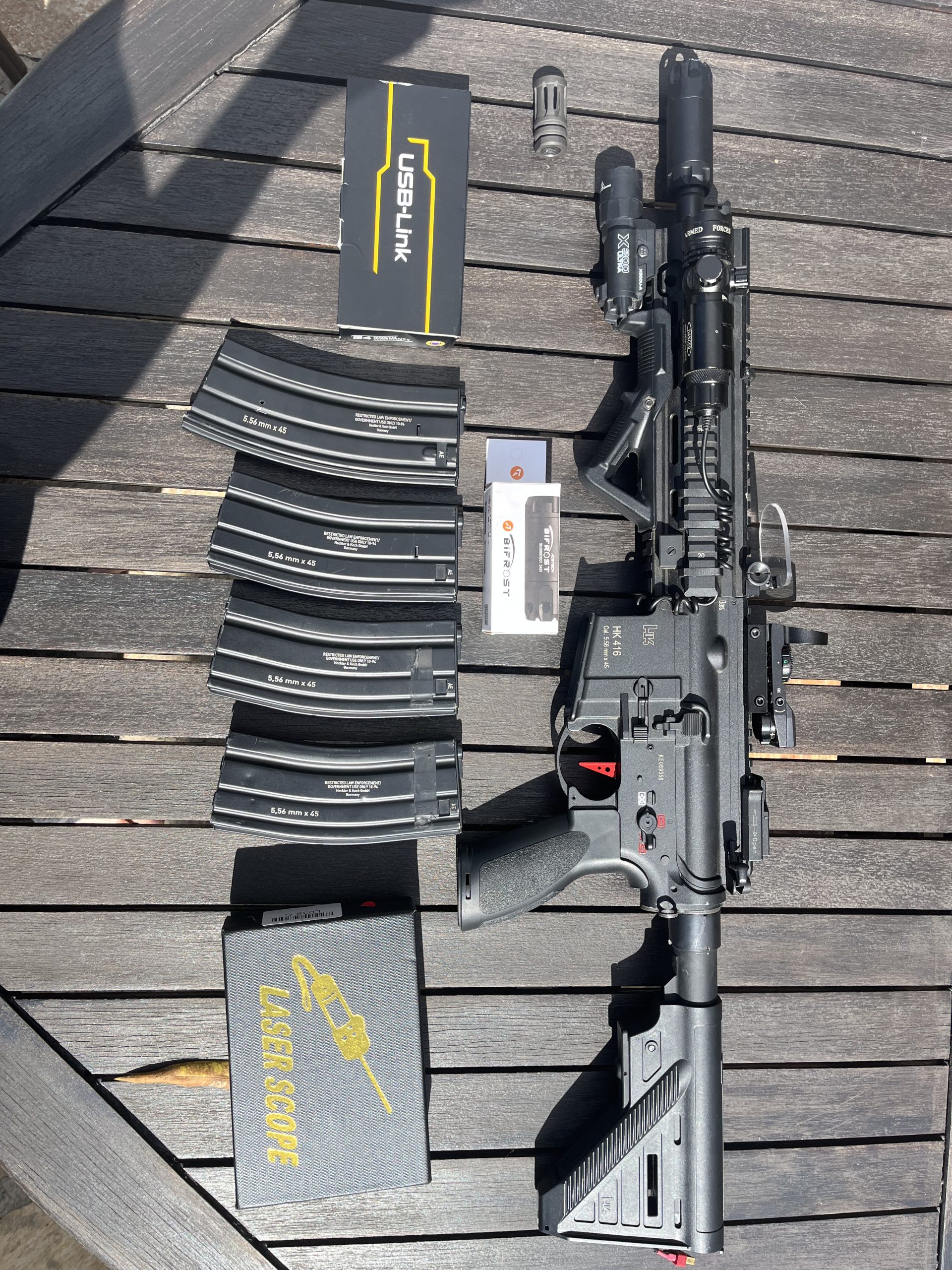 Hk 416 Umarex VFC A5 full équipe et full upgrade