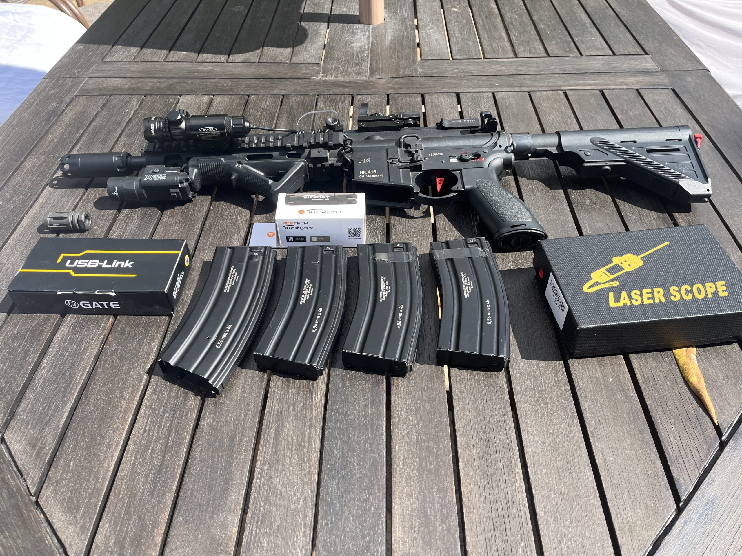 Hk 416 Umarex VFC A5 full équipe et full upgrade