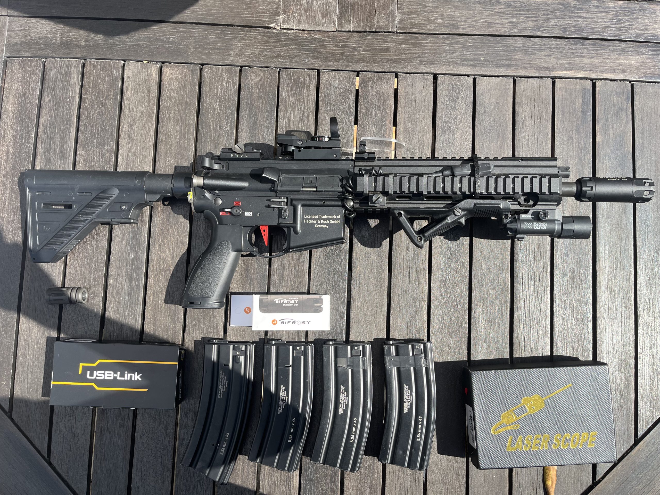 Hk 416 Umarex VFC A5 full équipe et full upgrade