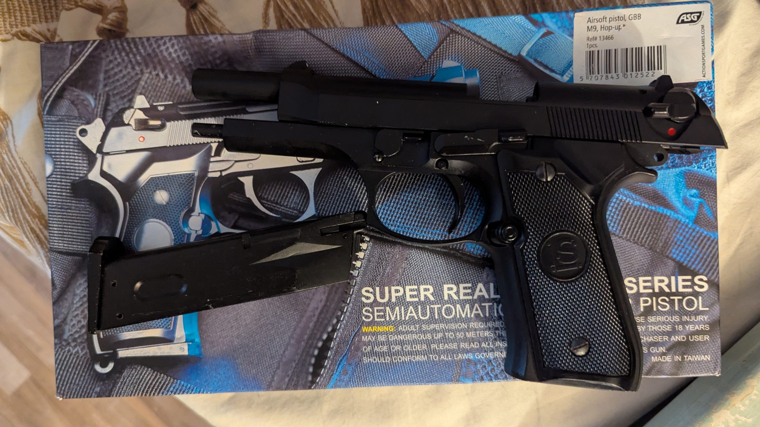 Beretta M9 Gaz Blowback 6MM