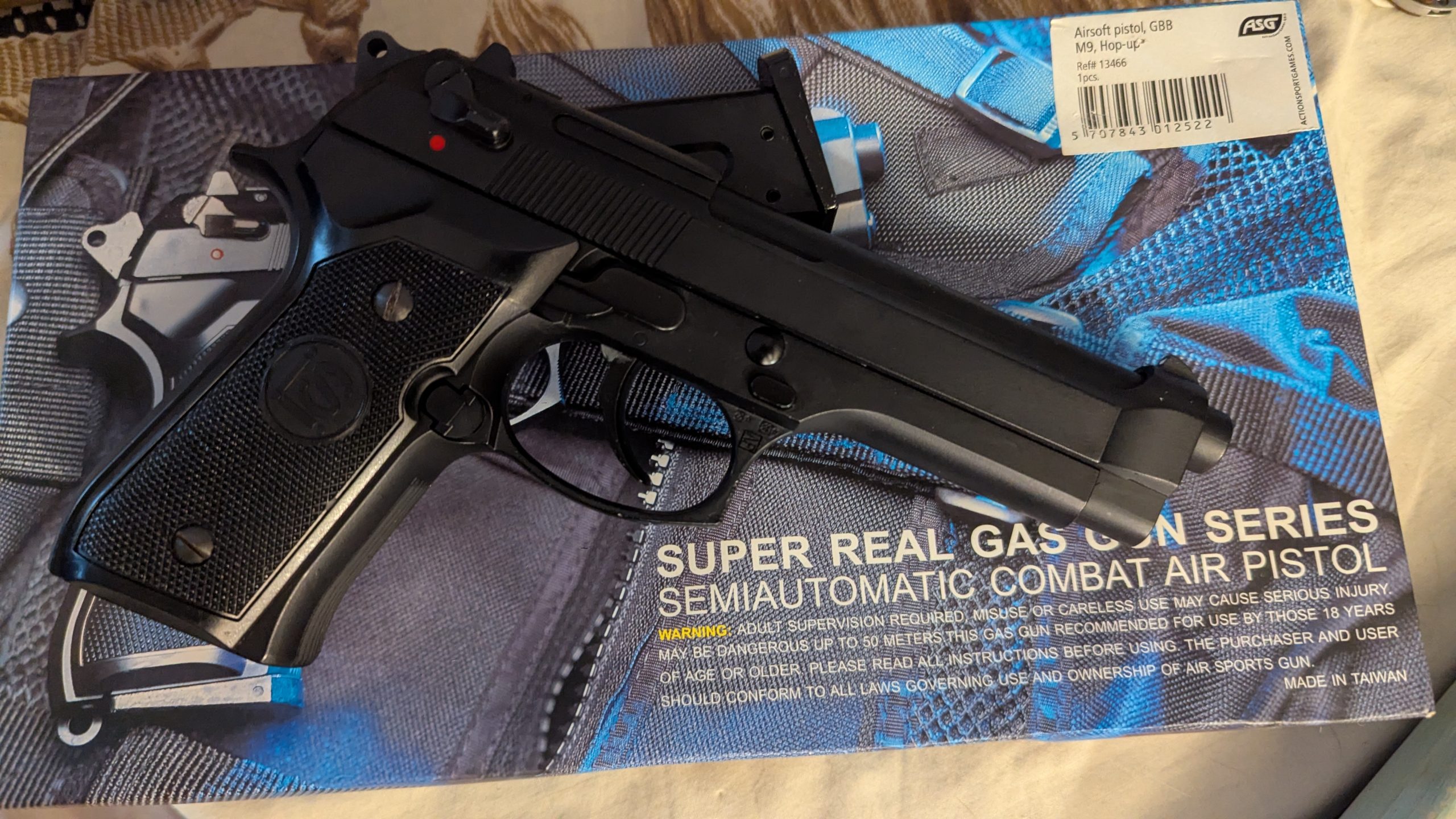 Beretta M9 Gaz Blowback 6MM