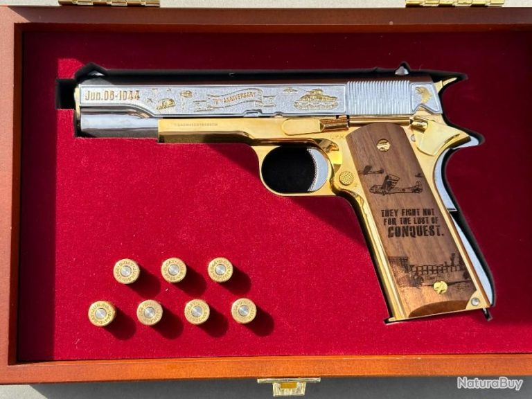 Airsoft G&G Colt 1911 Dday Limited Edition Gaz Commemoratif 6 juin 44