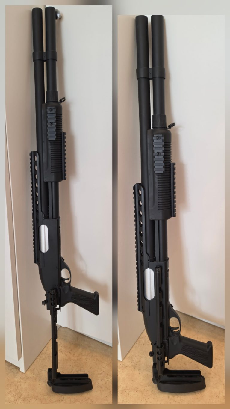 Fusil à pompe A&K 870, ressort tout métal