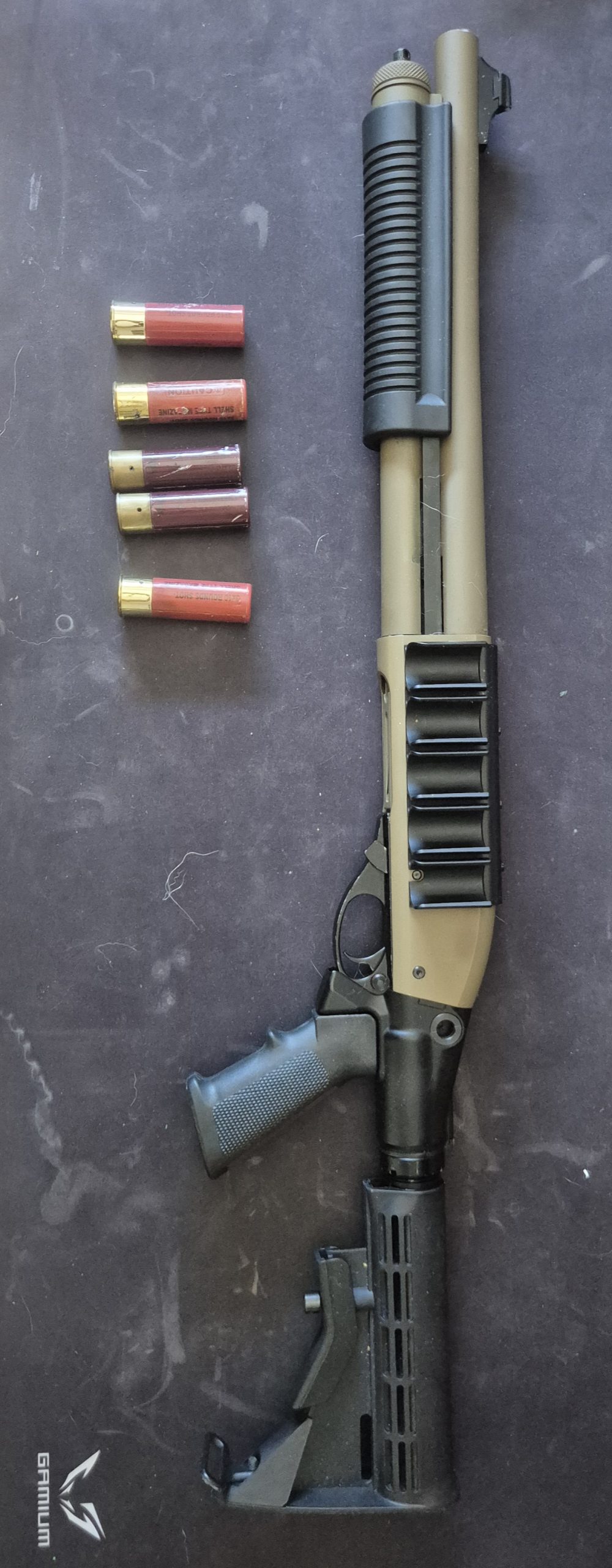 Golden Eagle Fusil à Pompe M870 Gaz (M8871 / Noir)