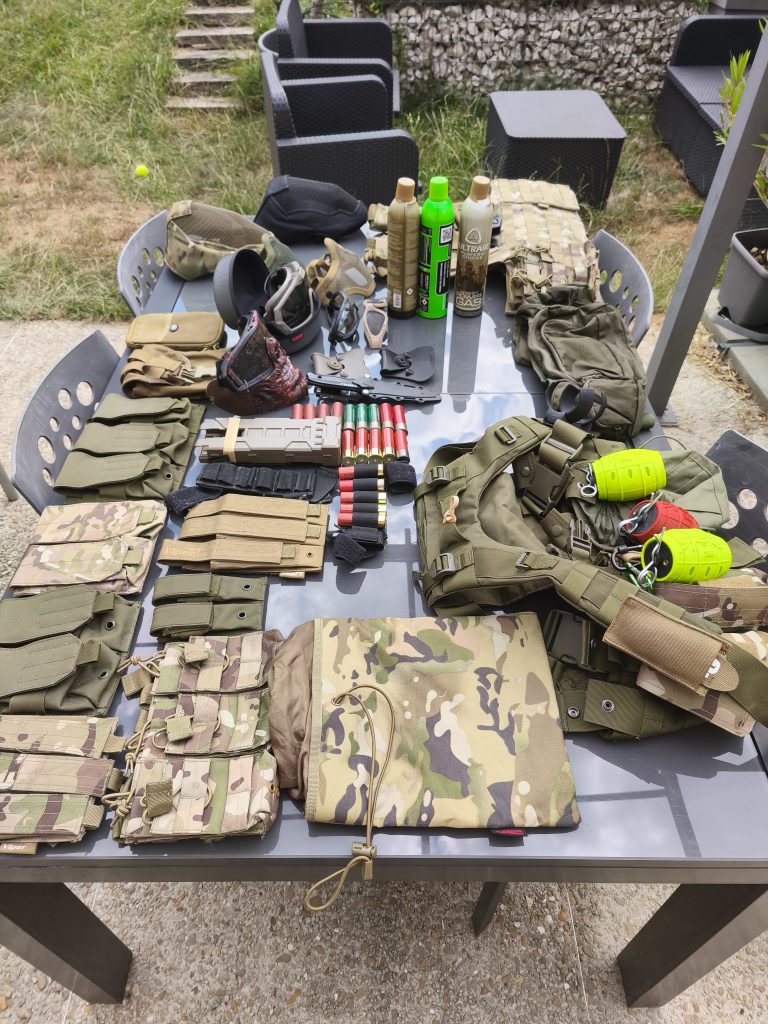 Lot matériel airsoft