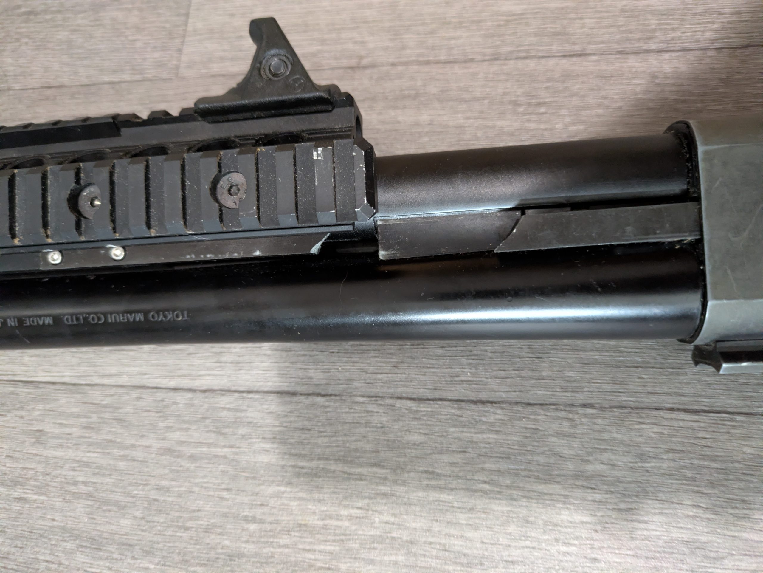 Lot Tokyo Marui M870 Tactical custom + Accessoires (À réparer / Pour pièces)
