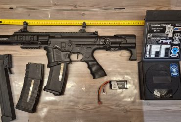 Fusil d'assaut SRC Falcon ZS équipé Mosfet BT programmable + accessoires