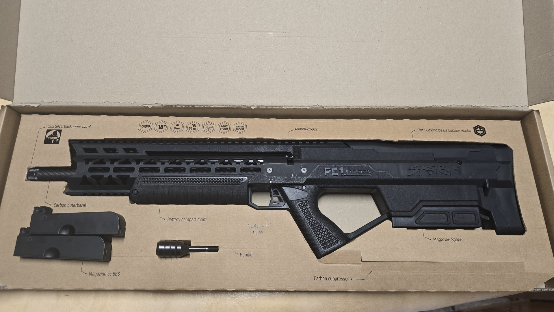 STORM AIRSOFT PC1 R SHOT