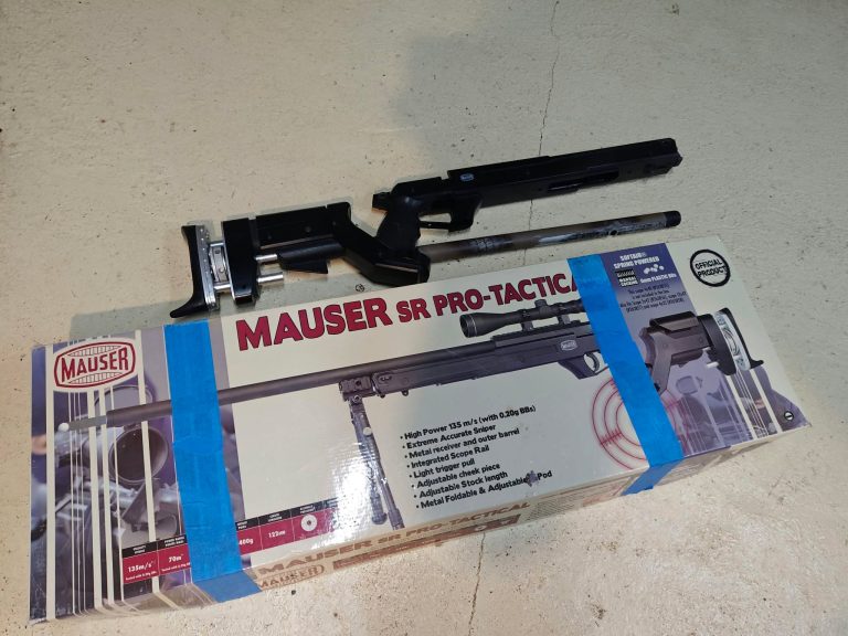 Corps de snipe MAUSER et canon externe