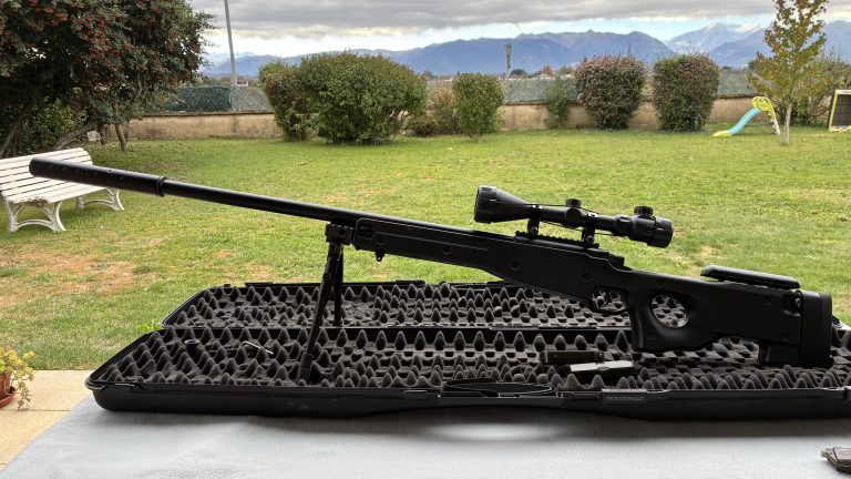 L96 AGM Spring + lunette 3-9×50 + mallette + bipied + silencieux + accessoires