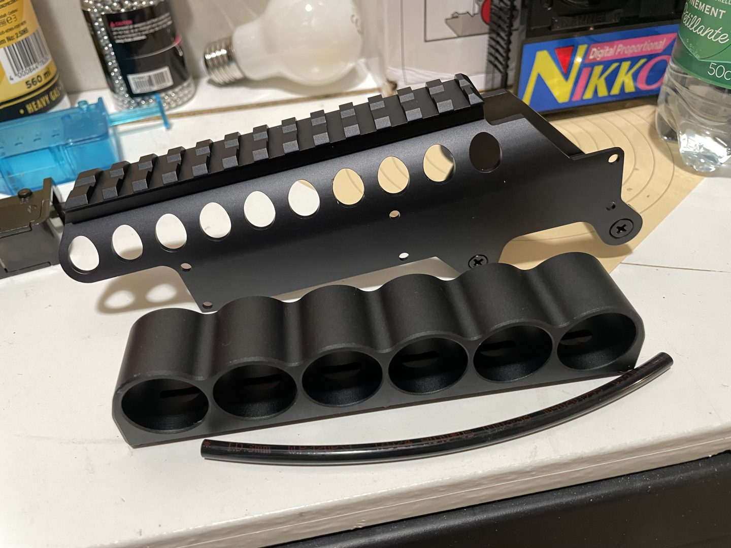 Rail + support cartouche m870