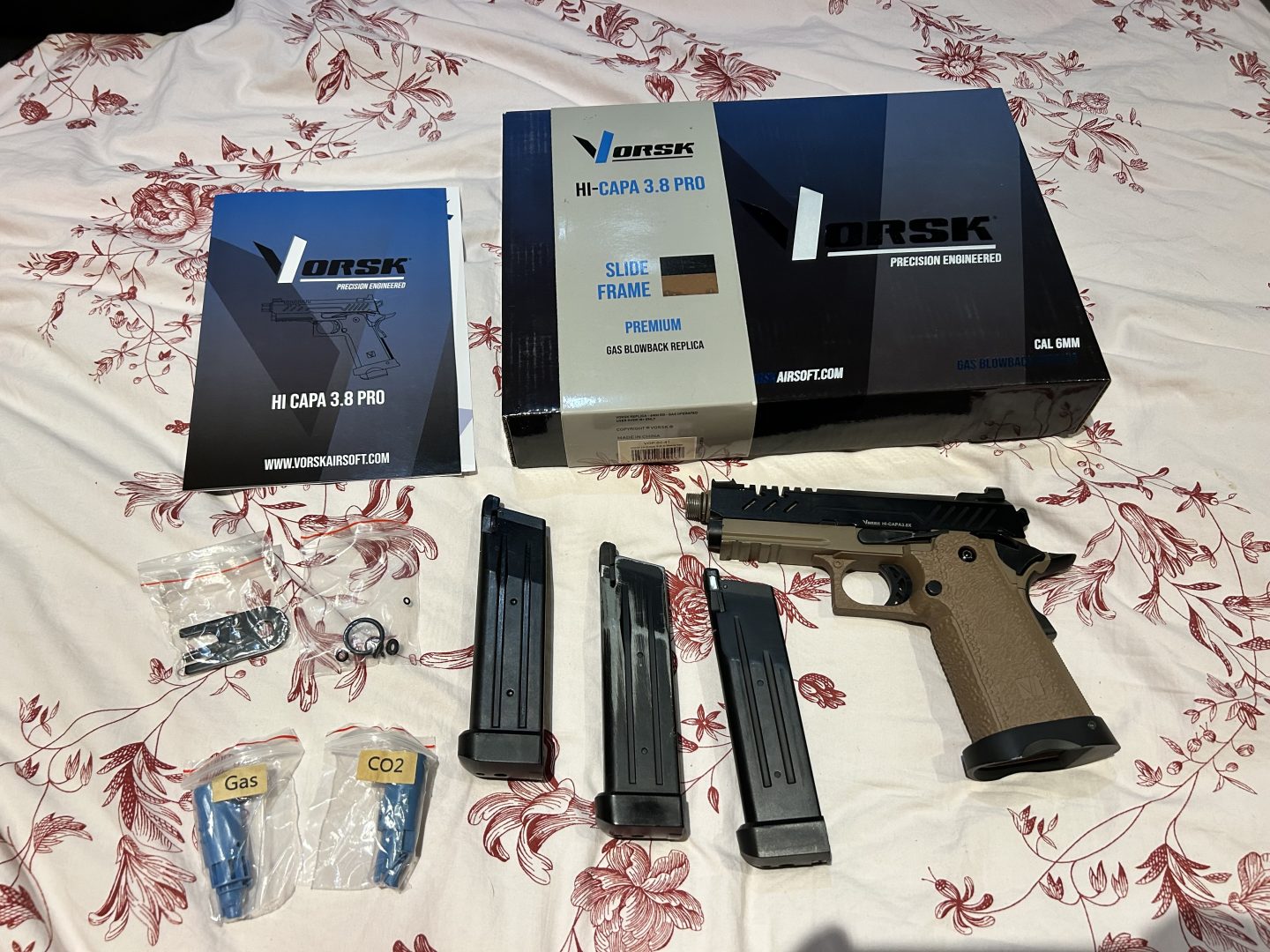 🔥 À VENDRE – Vorsk Hi-Capa 3.8 Pro Tan/Noir 🔥