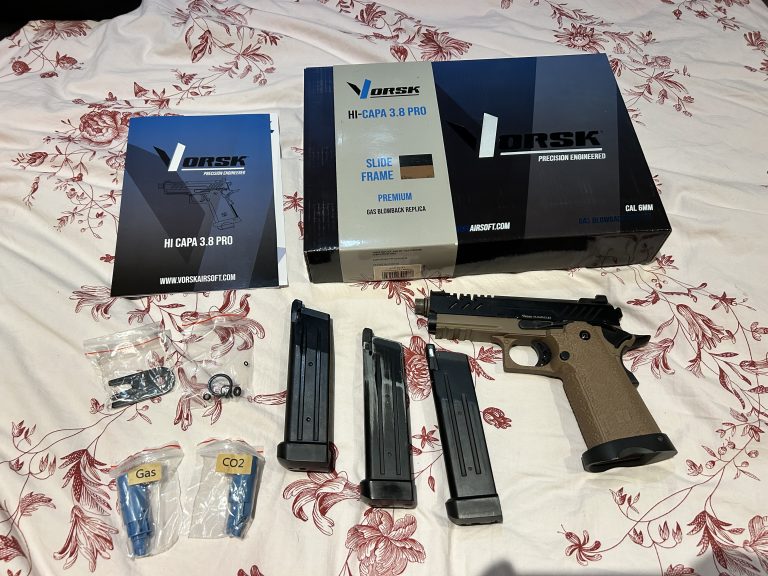 🔥 À VENDRE – Vorsk Hi-Capa 3.8 Pro Tan/Noir 🔥