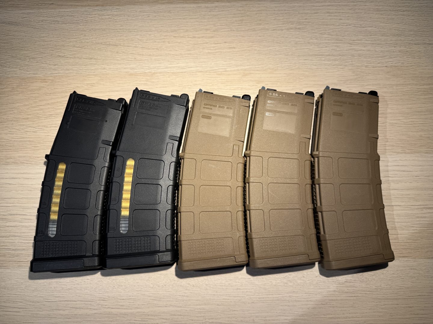 Chargeurs m4 MWS (GUN MODIFY PMAGS ET DOUBLE EAGLE)