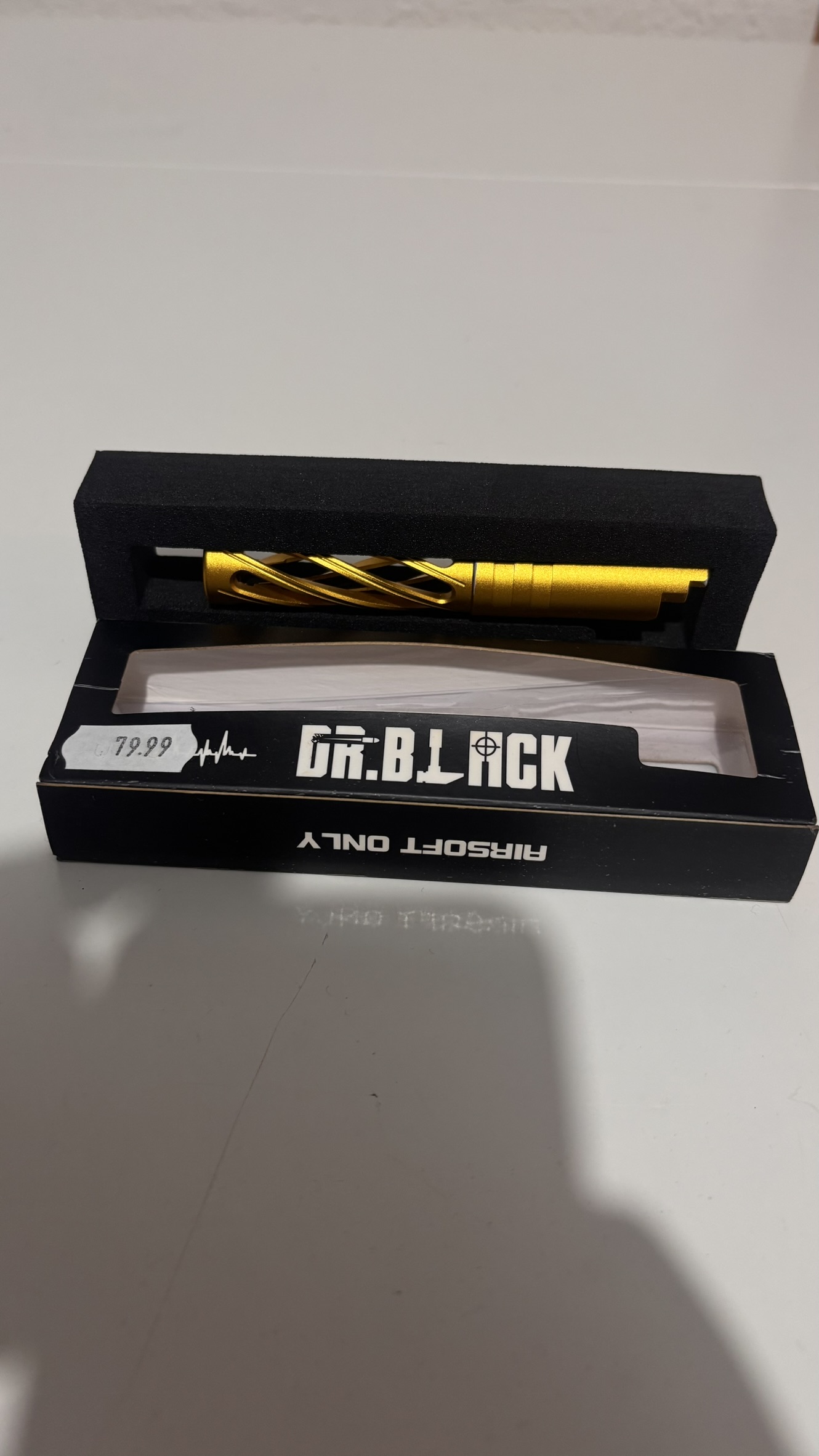 Outer Barrel Dr.Black pour Hi-Capa 4.3 – Or