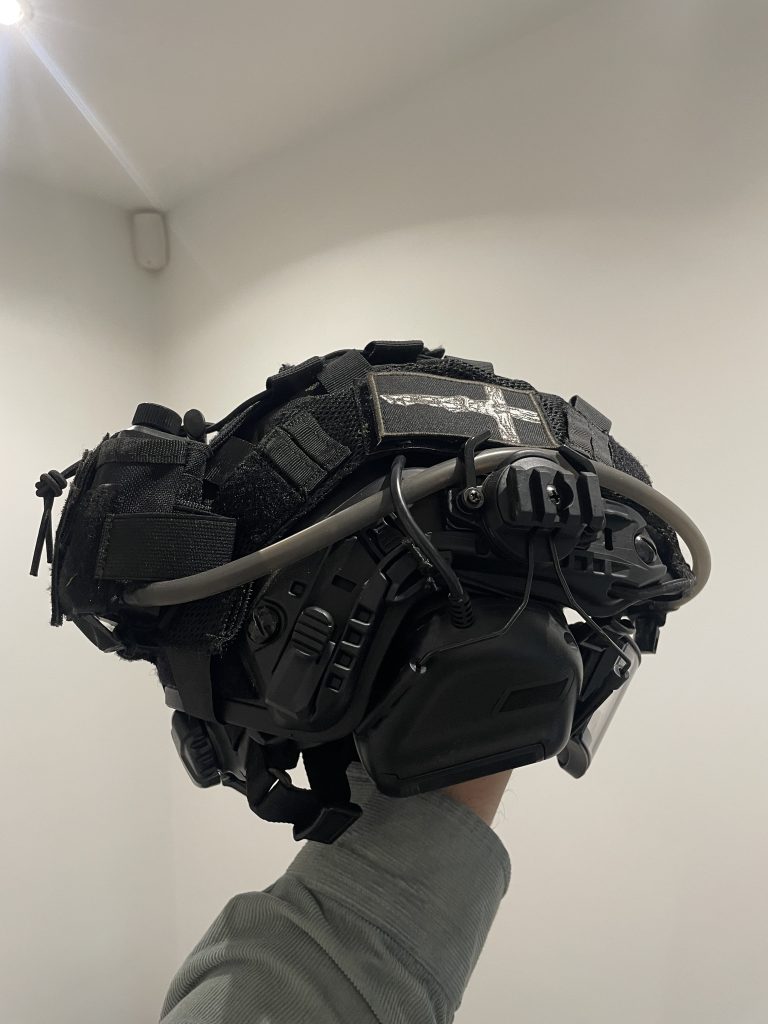 Casque tactique ptt +Baofeng